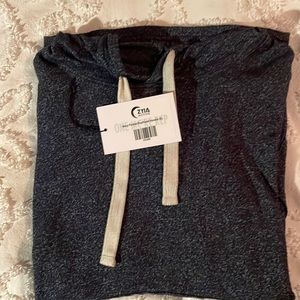 Zyia Navy Pocket Boyfriend Hoodie (s)